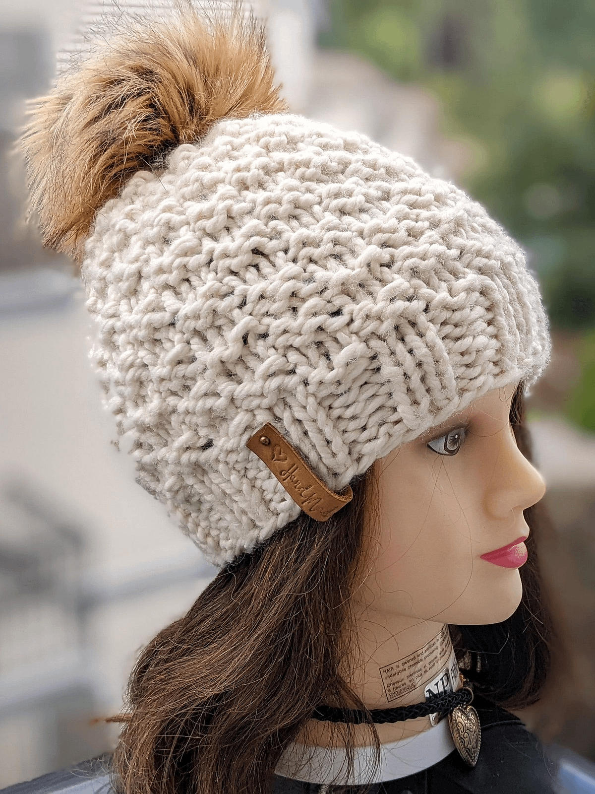 Frosty Chunky Hat Knitting Pattern | Crazy Hands Knitting