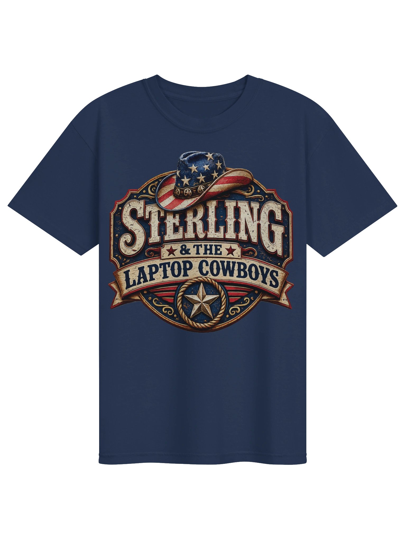 Sterling and The Laptop Cowboys Logo Tee product image (1)