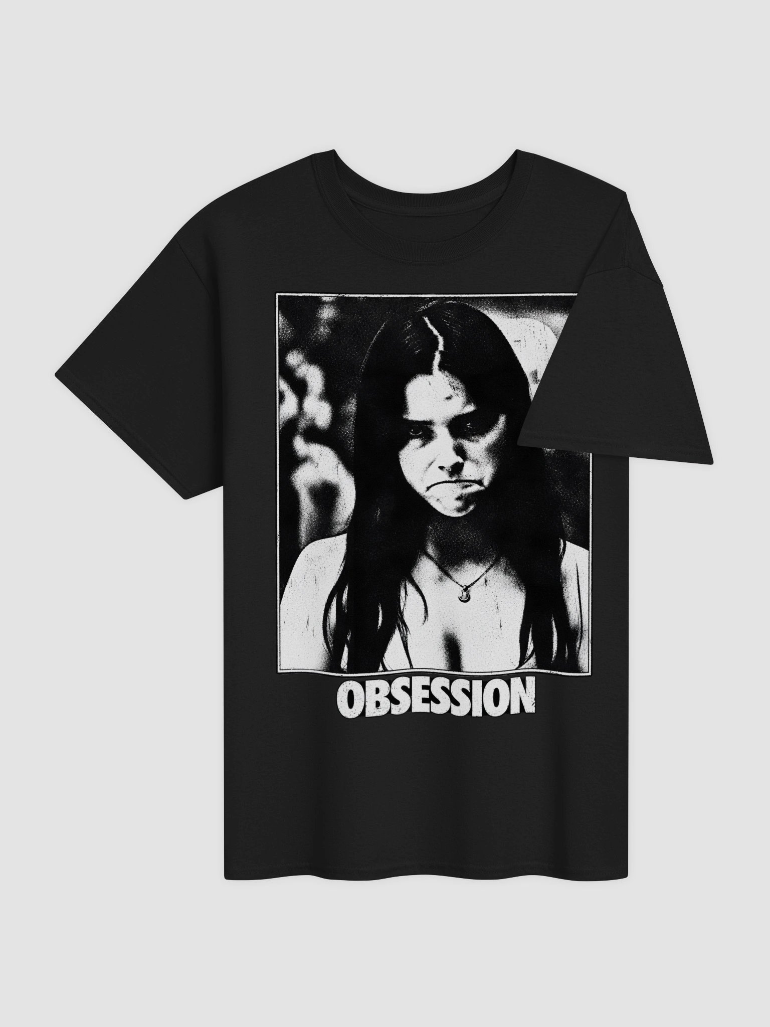 Vintage Obsession Movie T-Shirt Frowning Nikki Graphic Tee Gothic Horror product image (3)