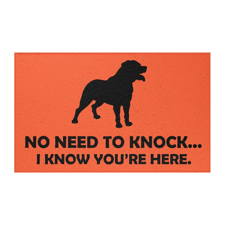 Rottweiler Welcome Mat product image (2)