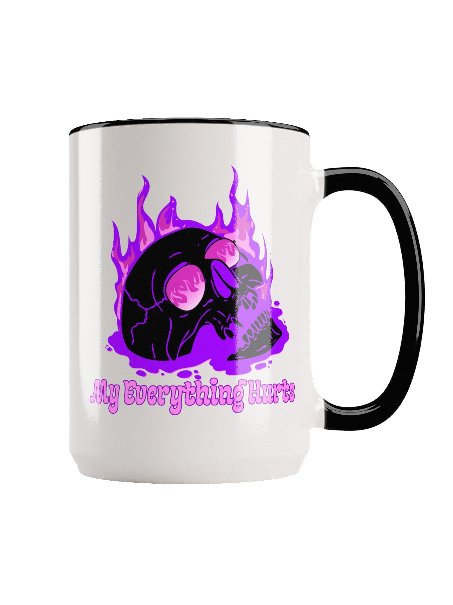 My Everything Hurts! Purple Skull Mug product image (4)
