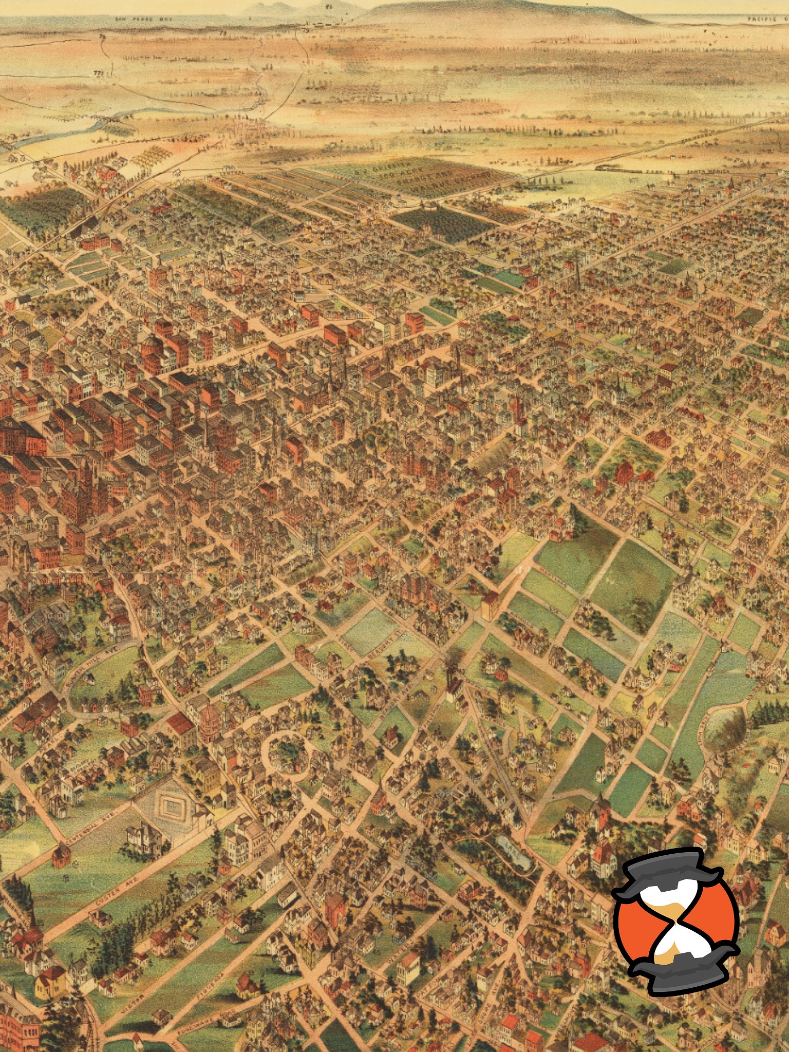 Los Angeles 1891 (Canvas Print) product image (3)