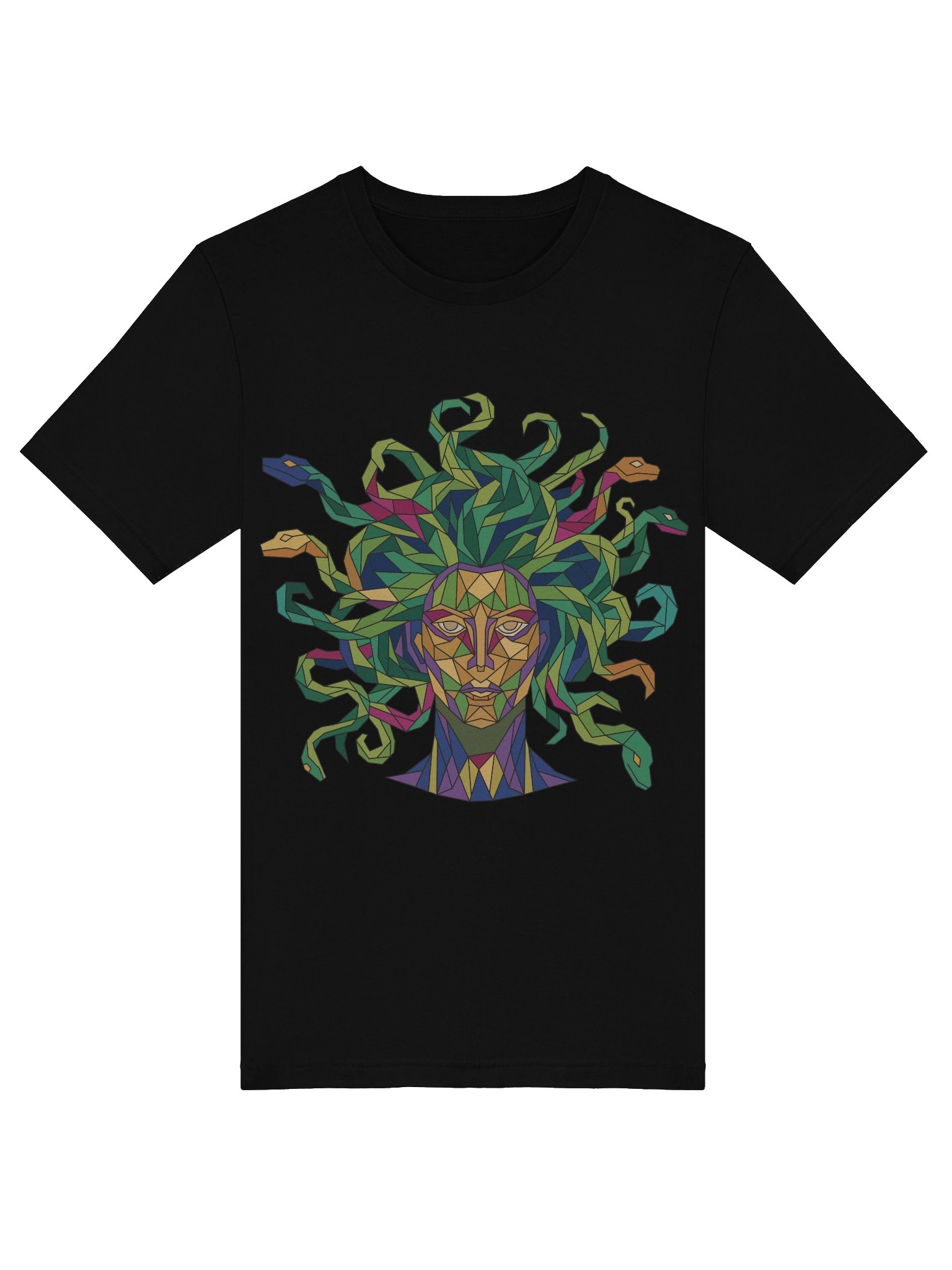 Stained Glass Medusa T-Shirt | Greek Mythology Graphic Tee product image (9)