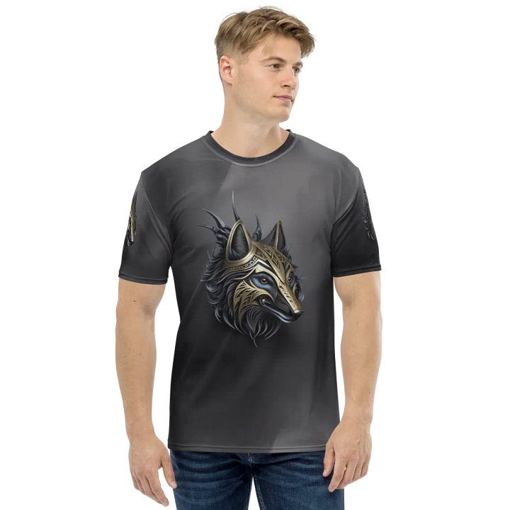 Black & Gold Fox T shirt product image (1)