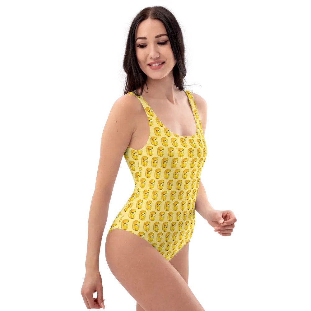 'ninepoGOLDENKAPPA' One-Piece Swimsuit product image (10)