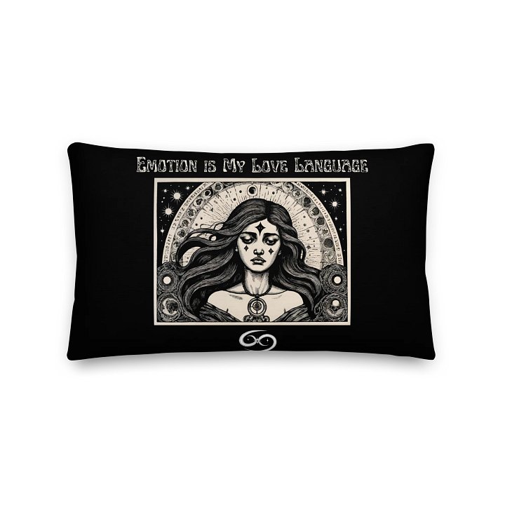 Cancer Zodiac 2025, Emotions are My Love Language, Pillow product image (2)