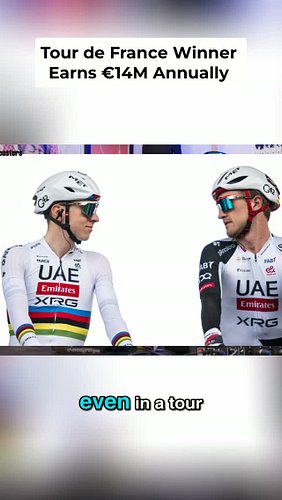 Tour de France Winner's €14 Million Yearly Earnings