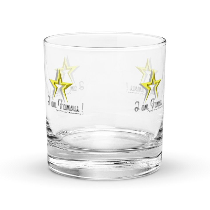 Starry-Eyed Famous Rocks Glass ( I am Famous) product image (2)