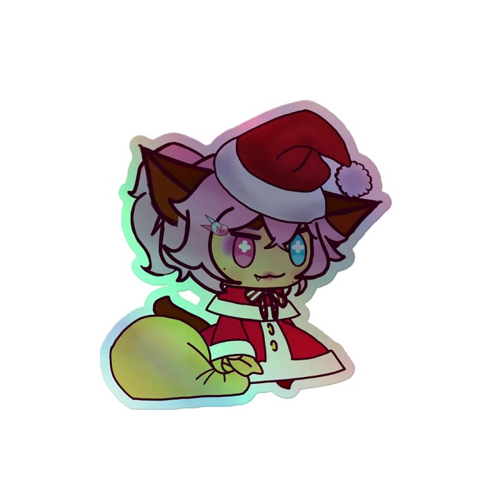 Padoru Chibeann (holographic sticker) product image (2)