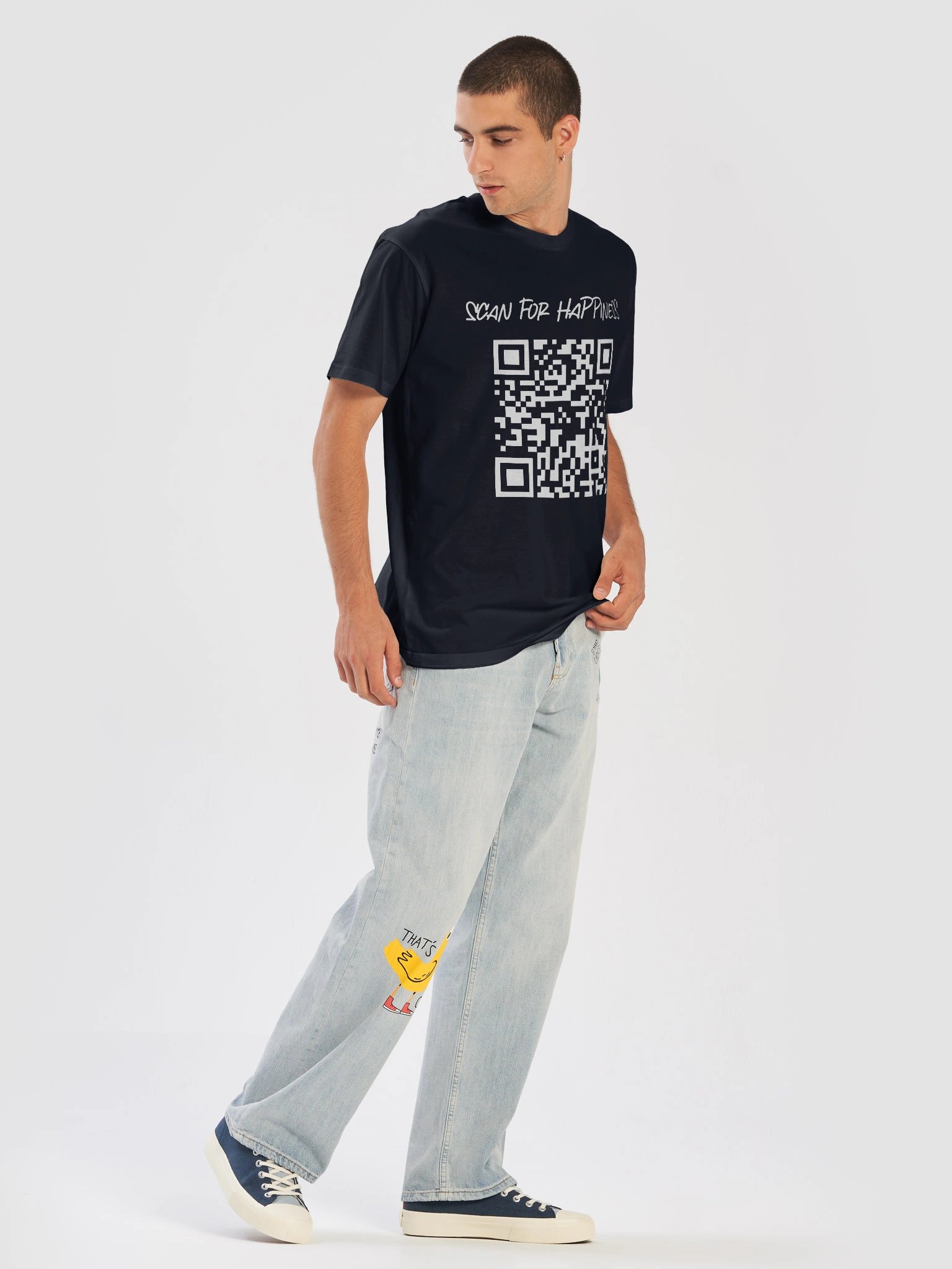 Scan For Happiness T-Shirt product image (5)