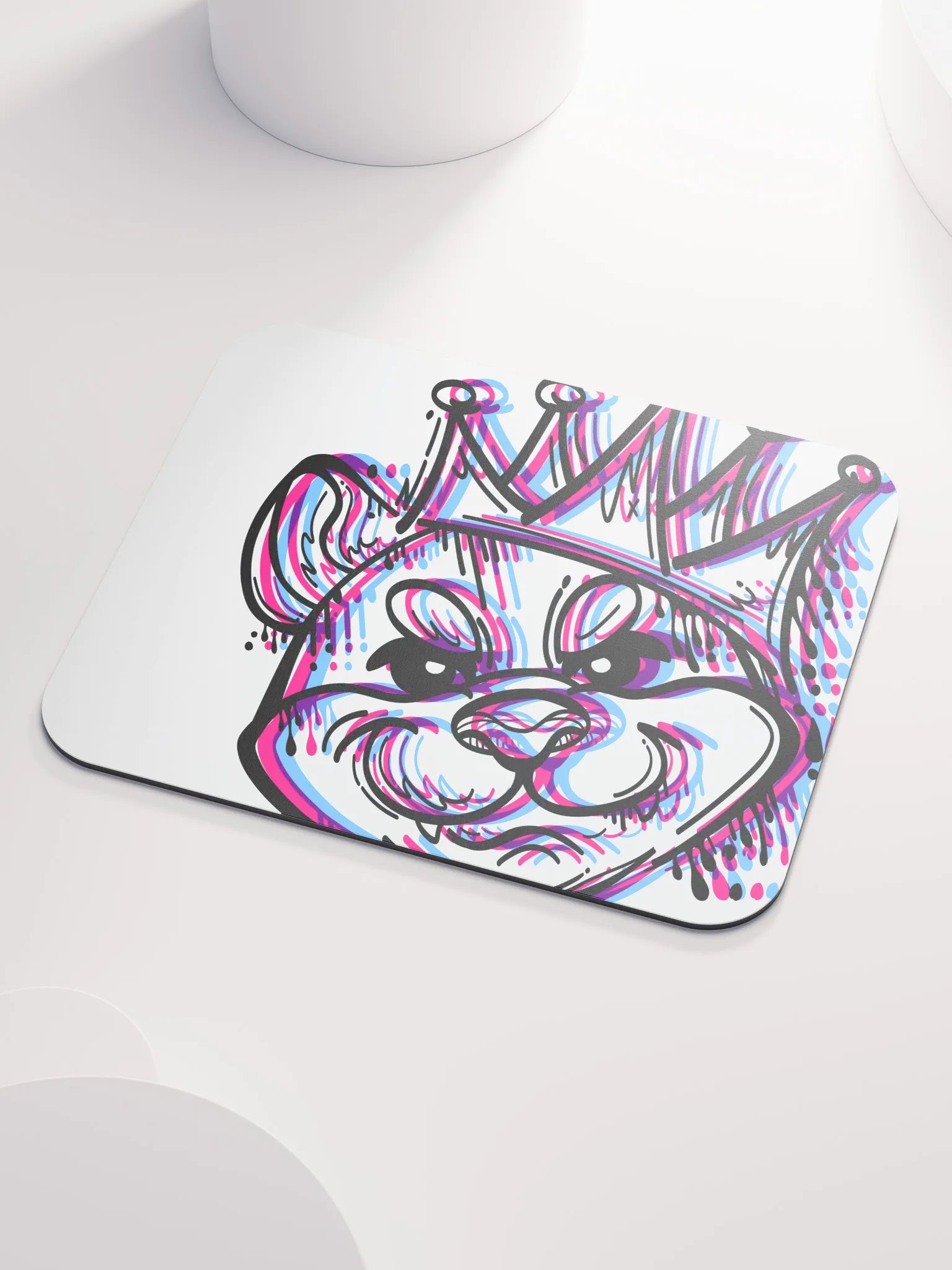 GLITCHY DOG | MOUSE PAD product image (3)