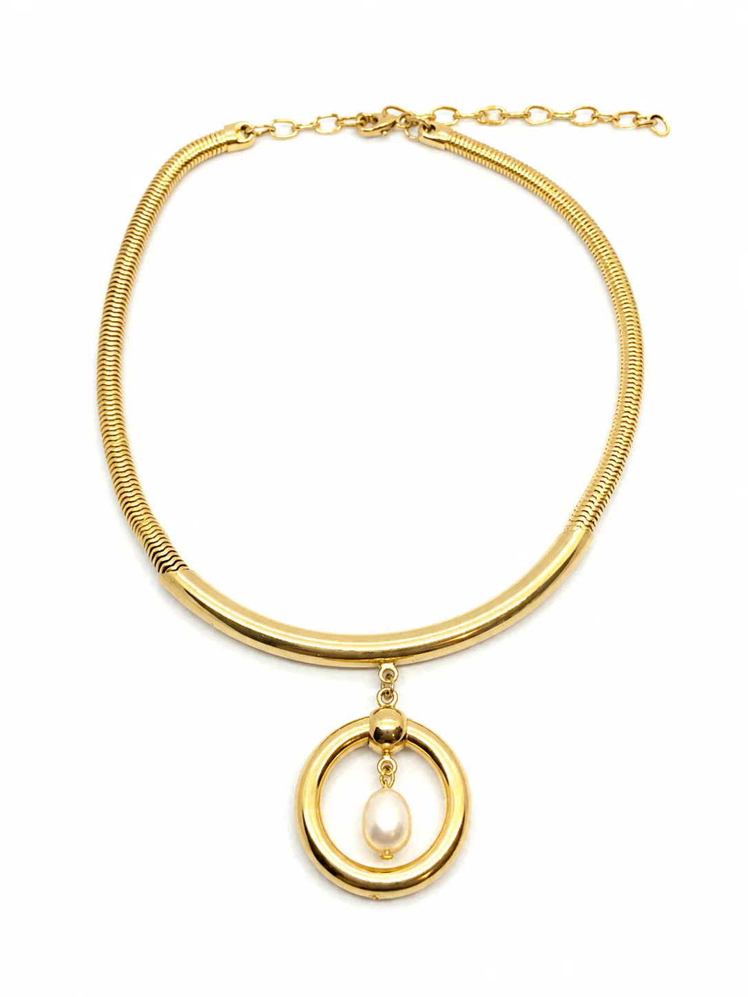 Orbit Pearl Choker Necklace product image (2)