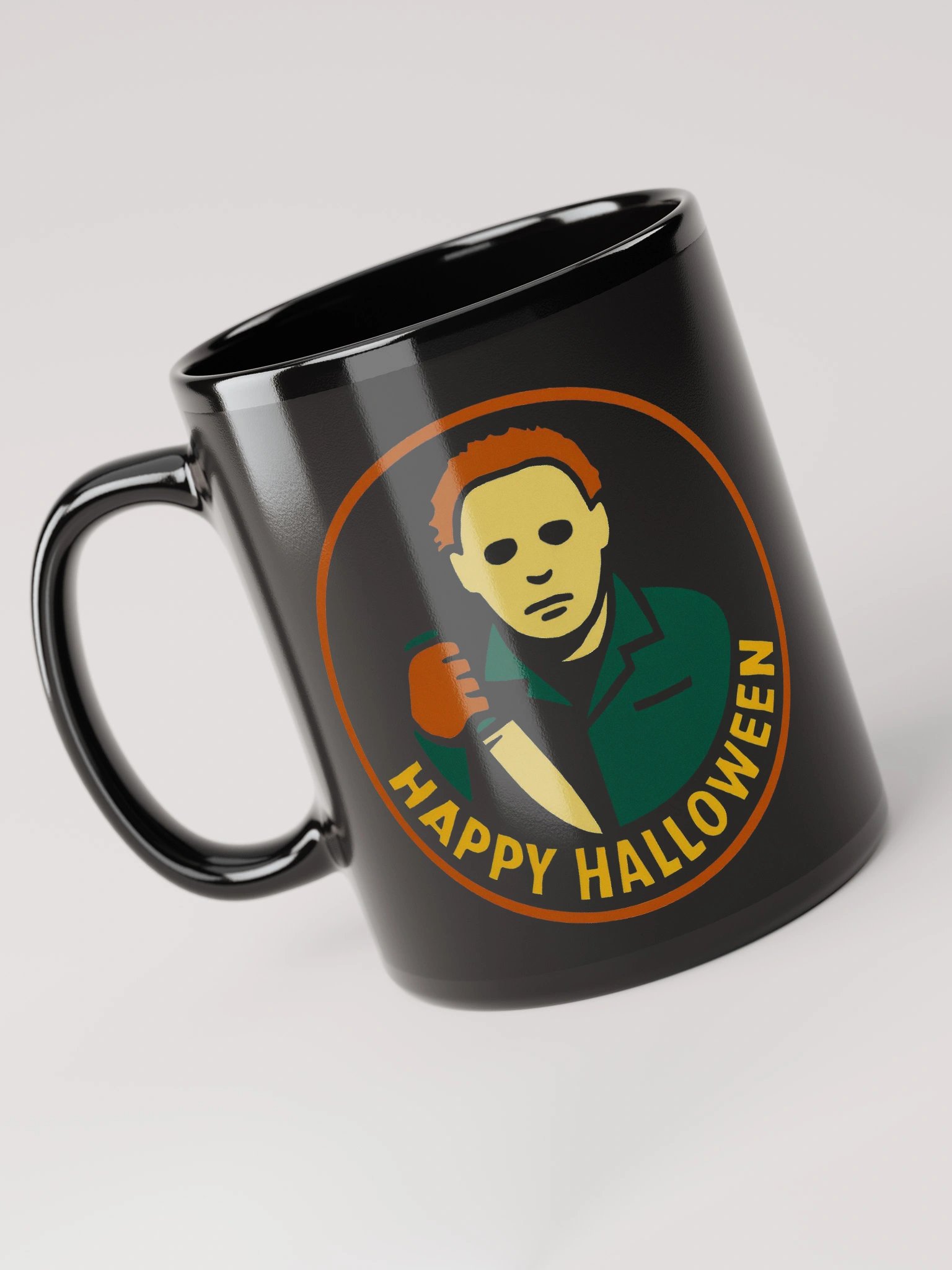 The Shape Black Mug product image (1)