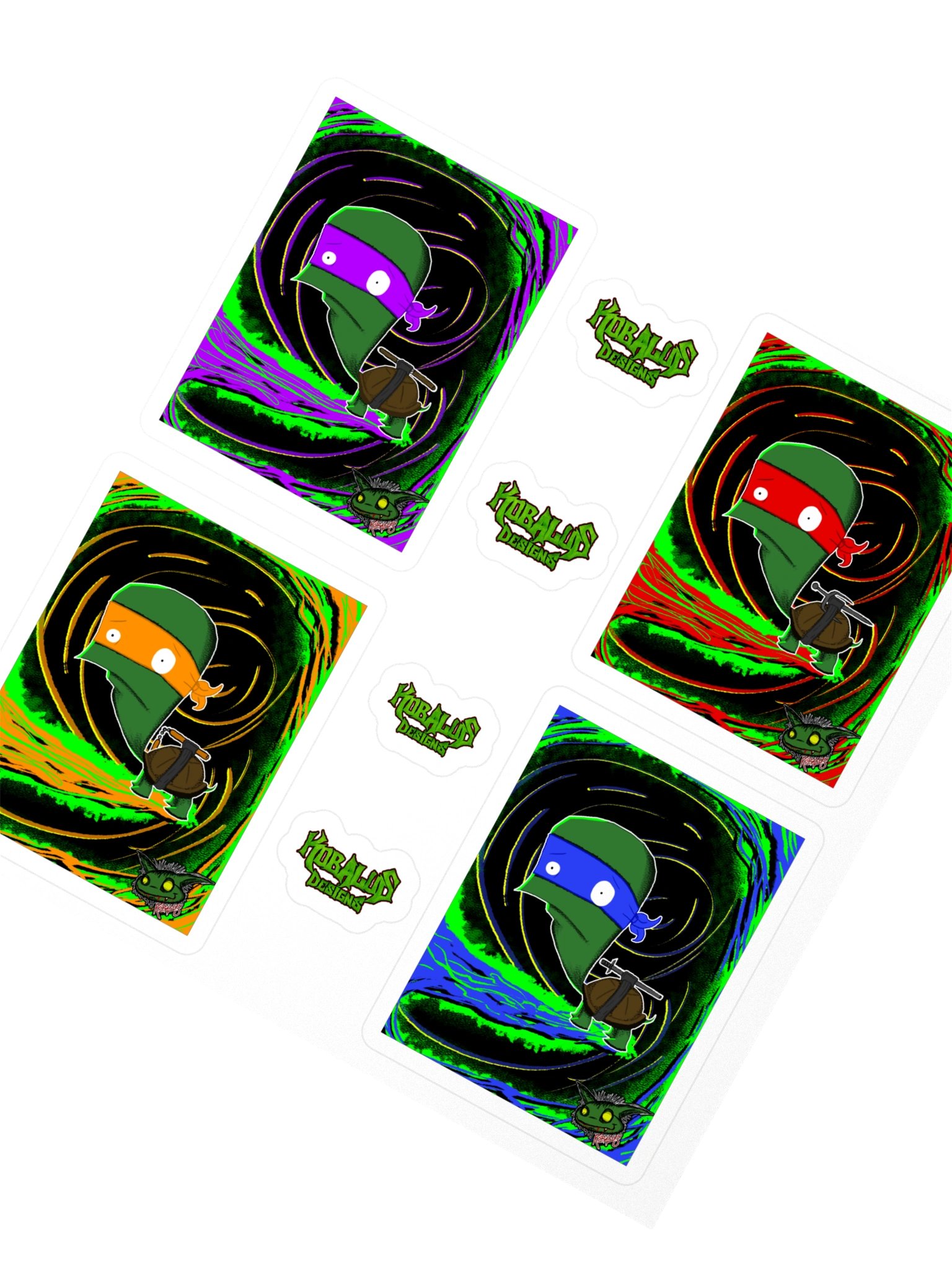 Turtles in a Half Shell Sticker Sheet product image (2)
