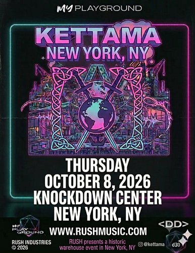 Just Announced 🚨 RUSH presents Kettama on October 8. Sign up for first access.

@rush.newyork
@kettama

Presale - Thursday, 1...