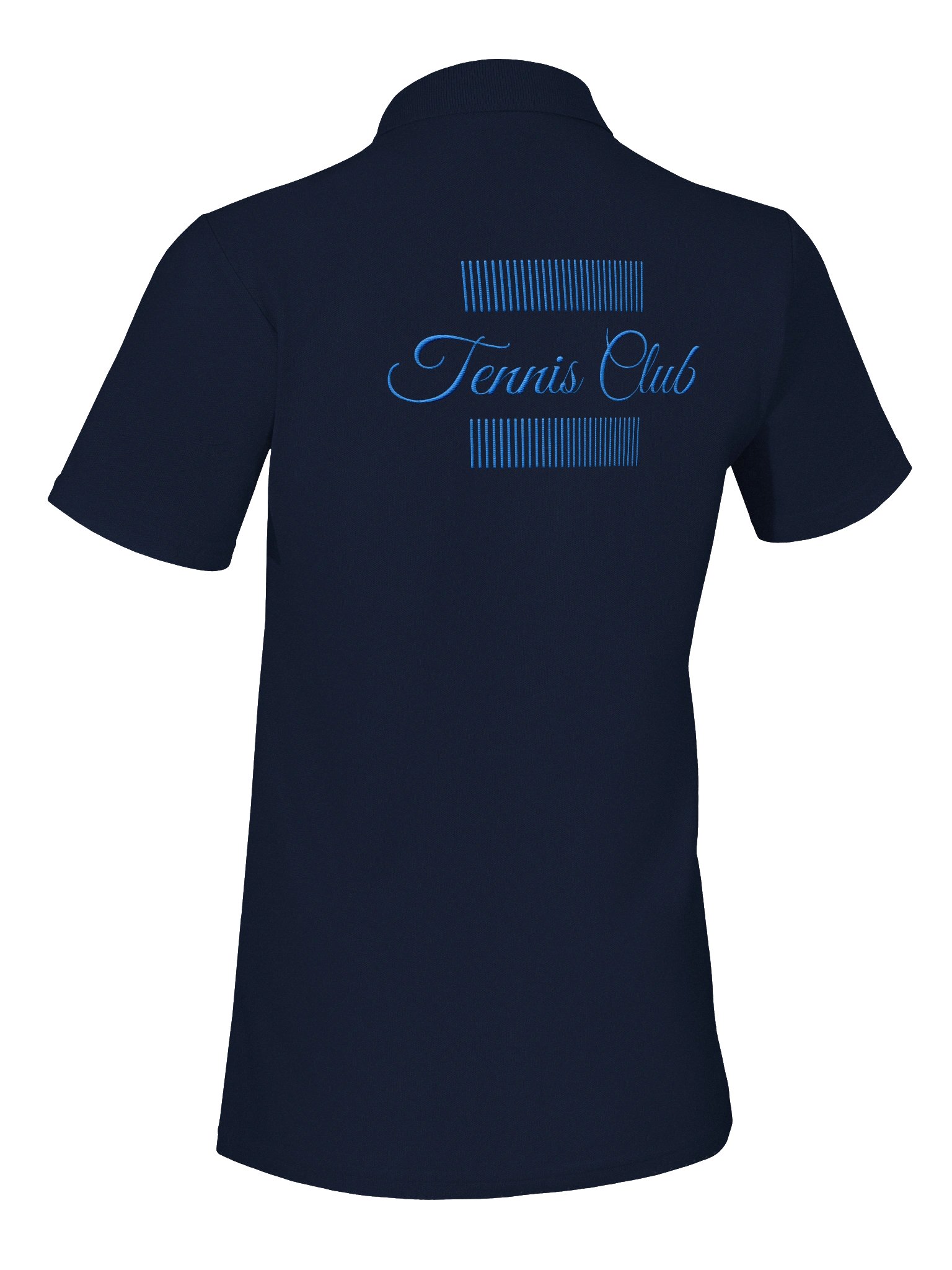 Women's Tennis Club Blue Cursive Polo product image (38)