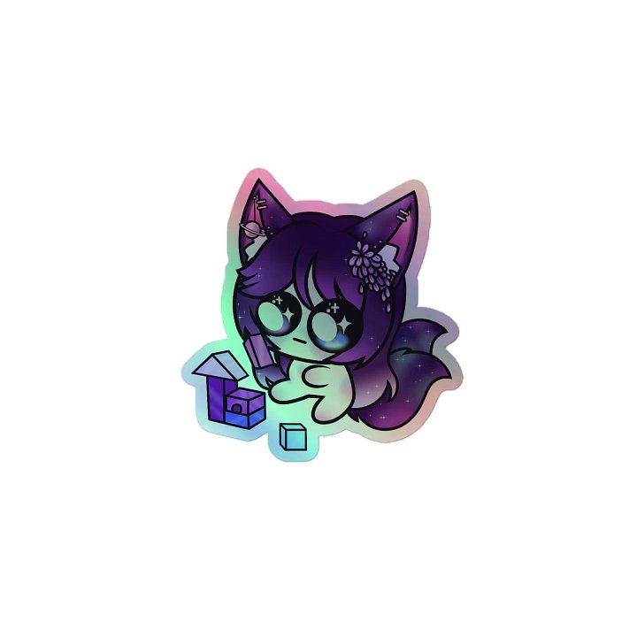 Miss Rave Bwocks Holographic Sticker product image (1)