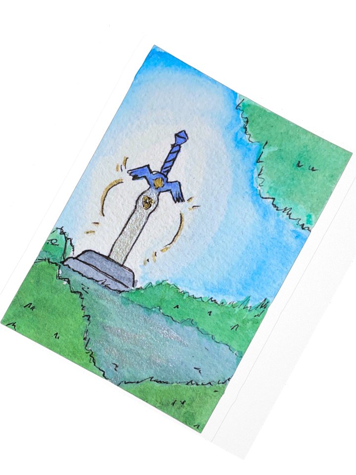A Hero's Sword Sticker product image (5)