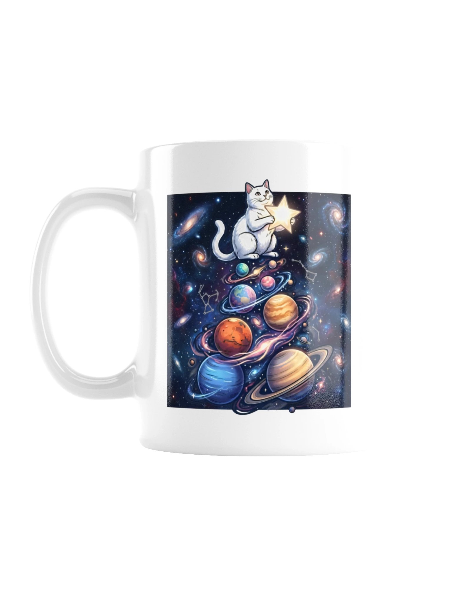 Star Tree Cat Mug product image (1)