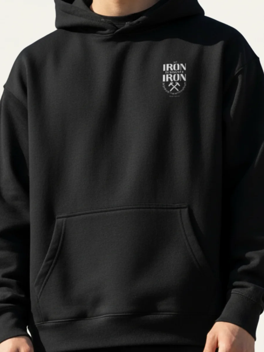 IRON SHARPENS IRON UNISEX HOODIE product image (3)