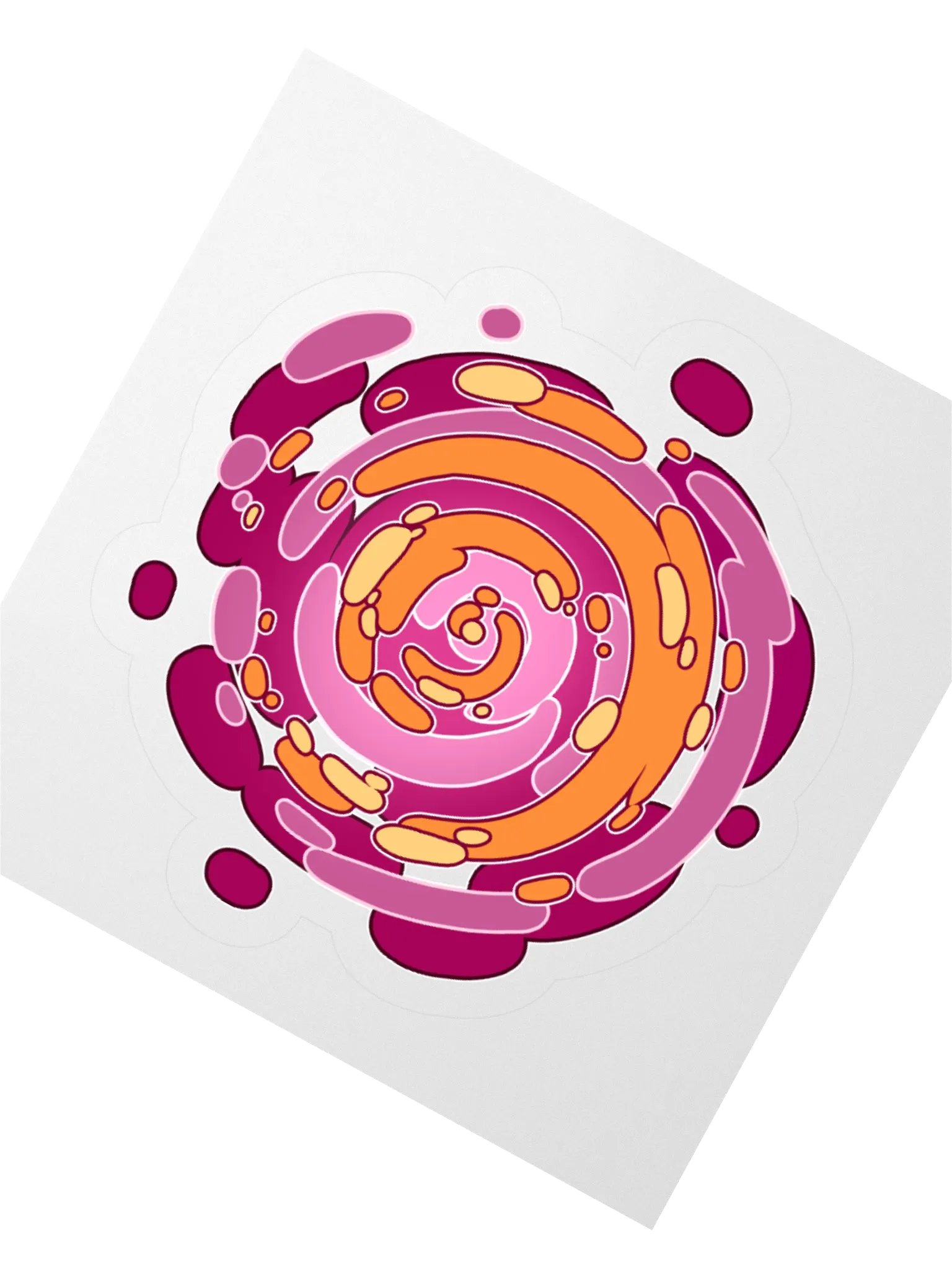 Time Warp Sticker (Lesbian Pride Flag) product image (2)