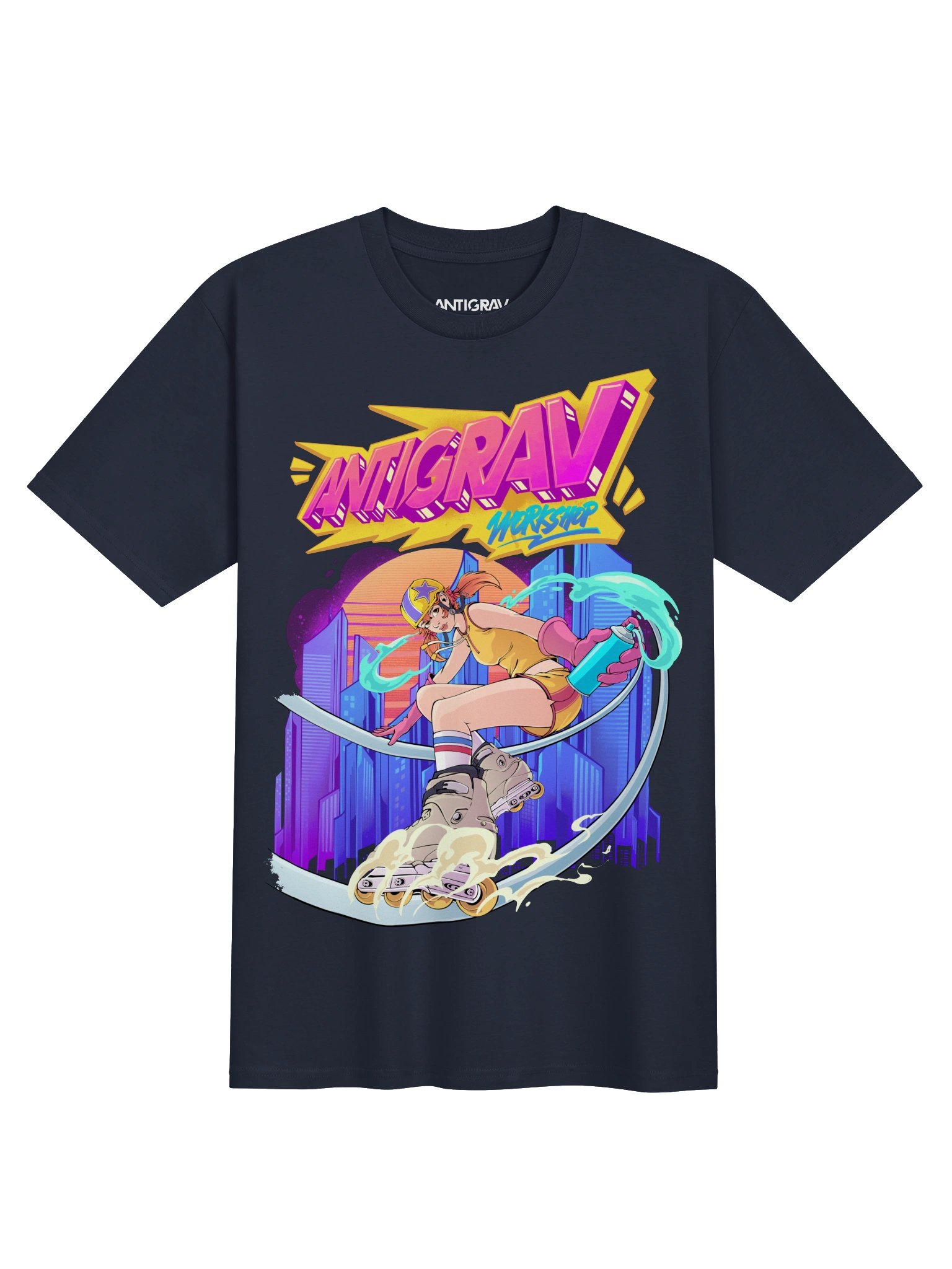 Spray Trail Relaxed Fit T-Shirt | Retro Graffiti Skater Streetwear Tee product image (1)