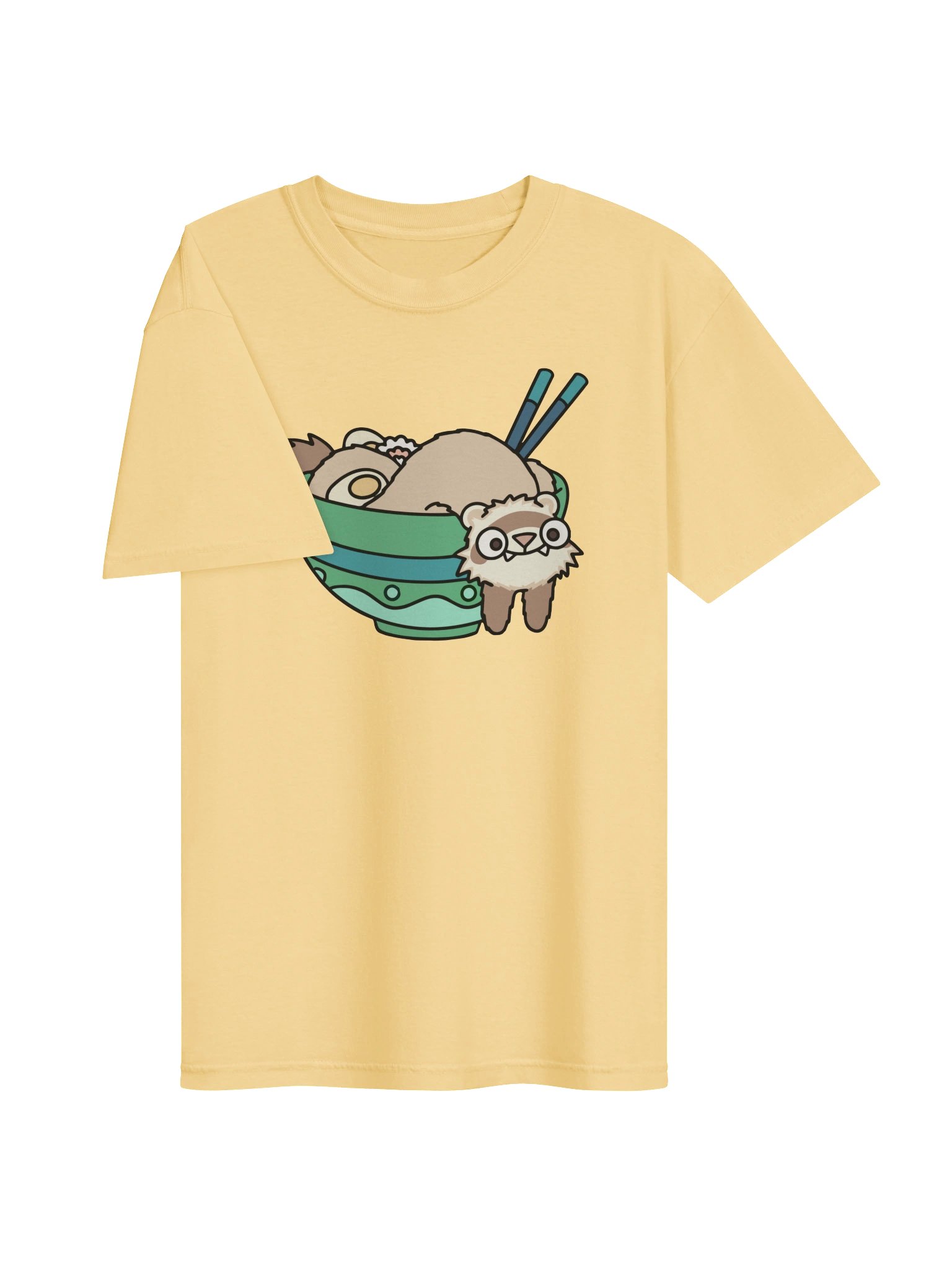 Ferret Ramen Japanese | T-Shirt product image (3)