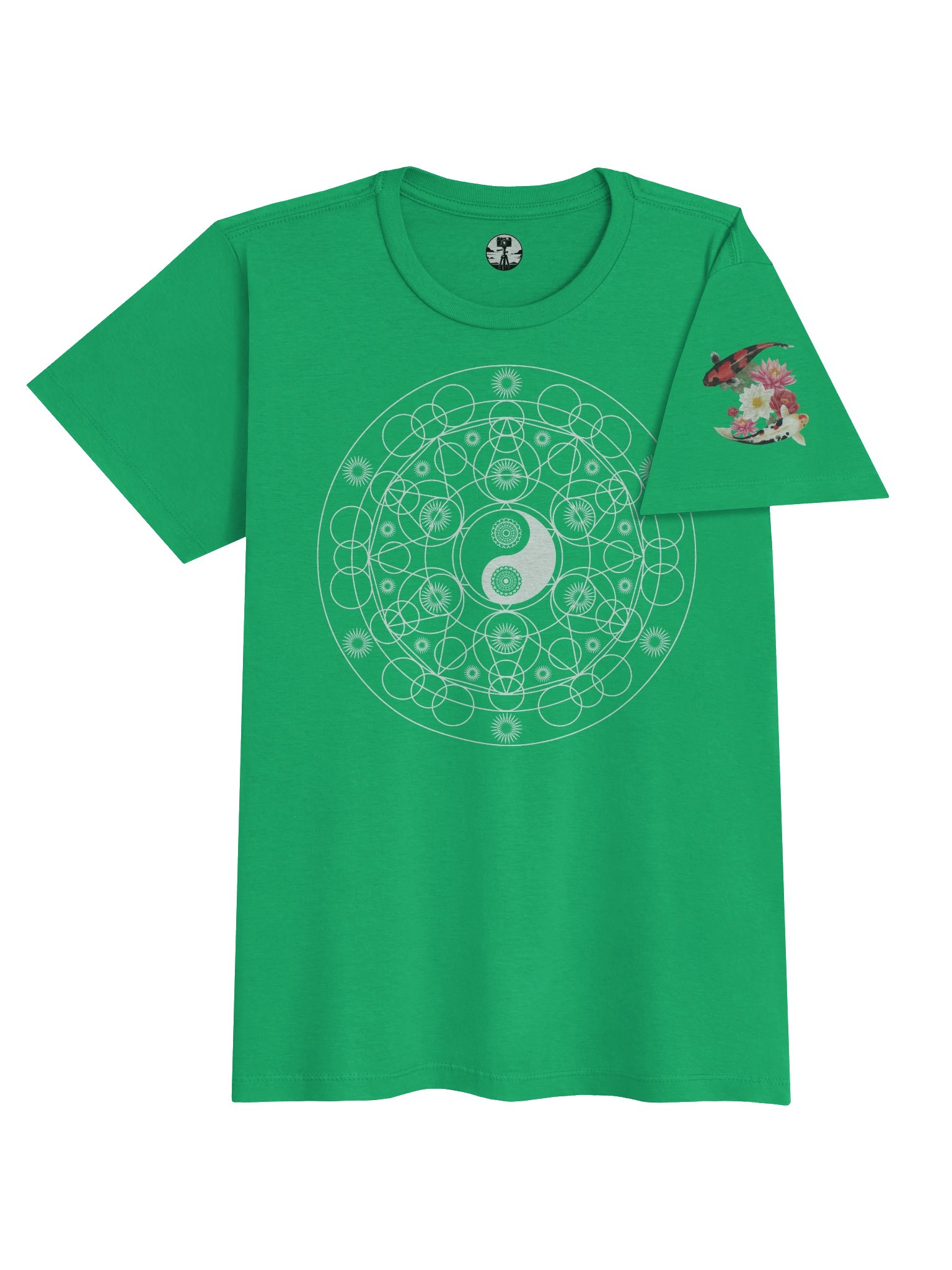 Ying & Yang Koi Zen Womens Shirt product image (19)