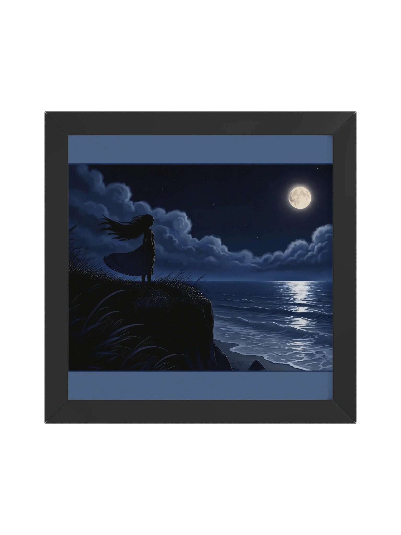Seaside Thinker Framed Poster product image (1)