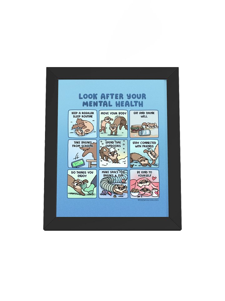 Look After Your Mental Health | Framed Print product image (3)