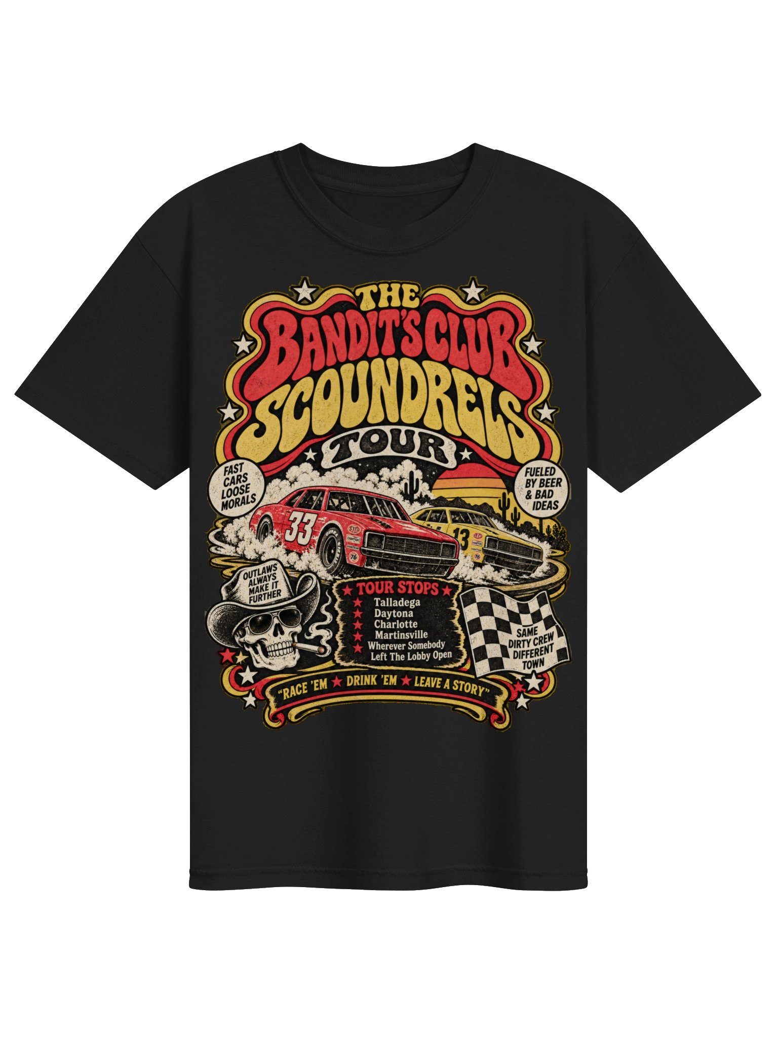 Bandits Racing Club — Scoundrels Tour Tee product image (1)