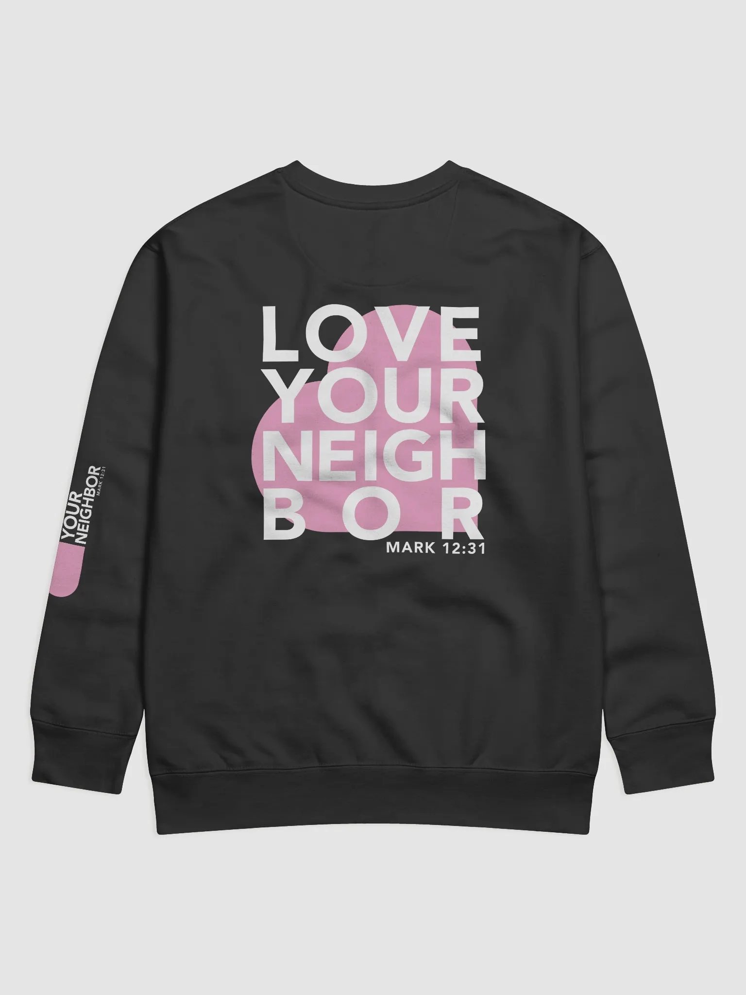 LYN Sweatshirt - Pink & White product image (2)