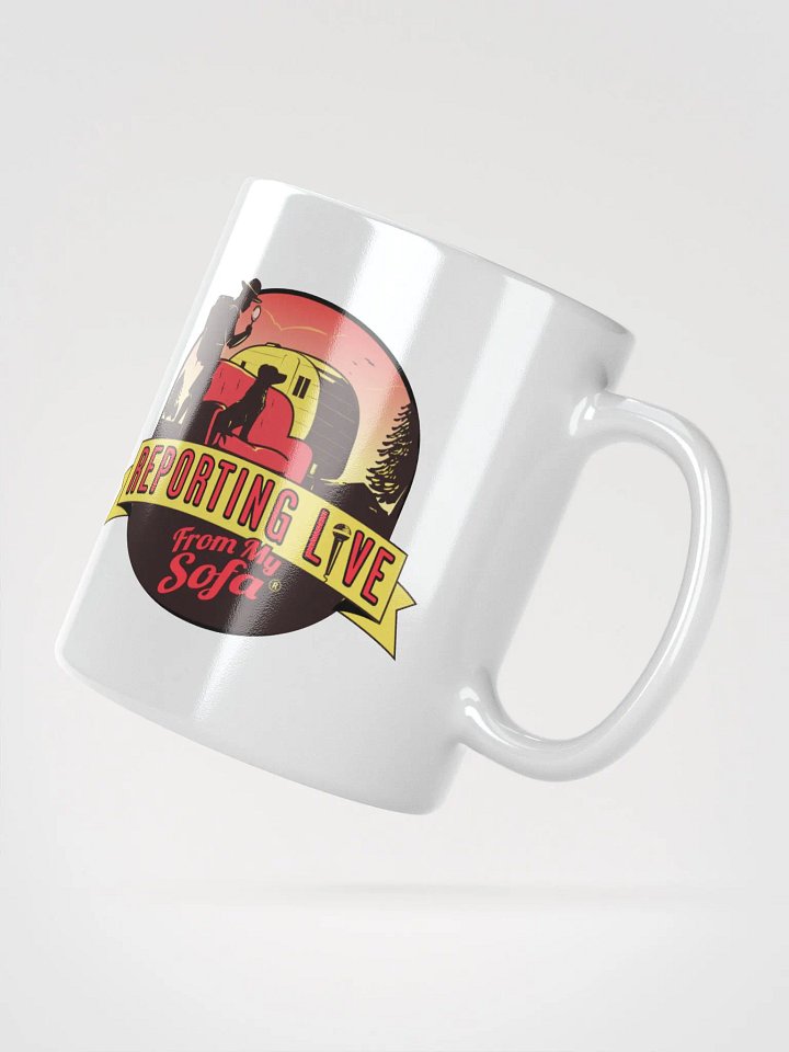 Reporting Live From My Sofa Logo Mug product image (2)
