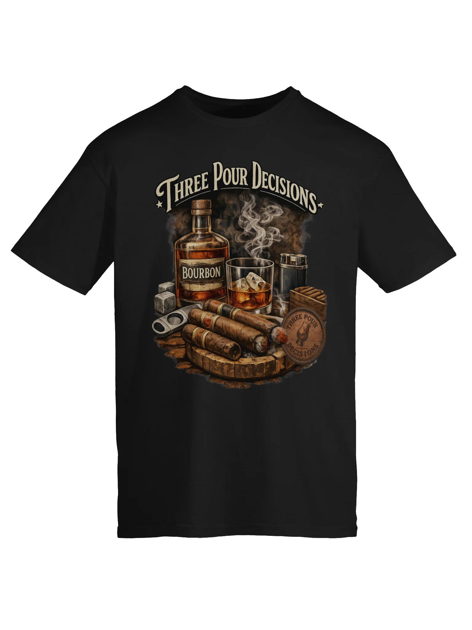 Cigars & Bourbon Tee product image (1)