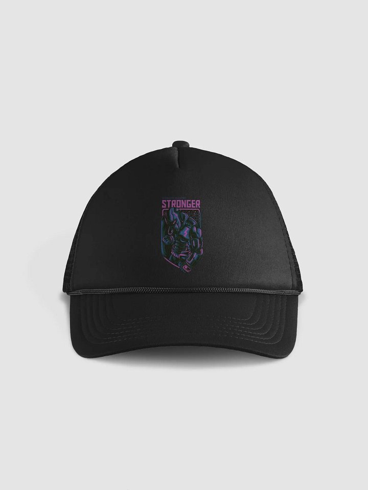 Neon Armored Warrior Trucker Hat product image (2)