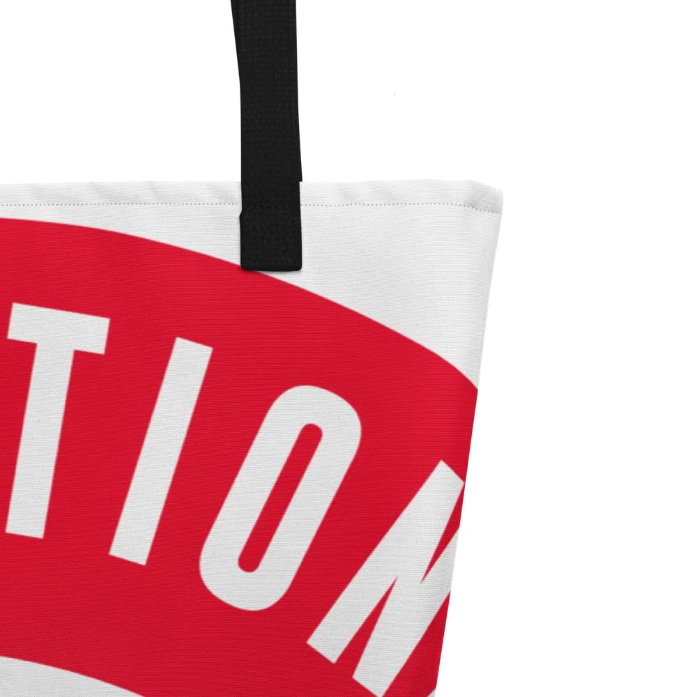 IFBNewsfeed.Org's All-Over Print Large Tote Bag w/ Pocket product image (3)