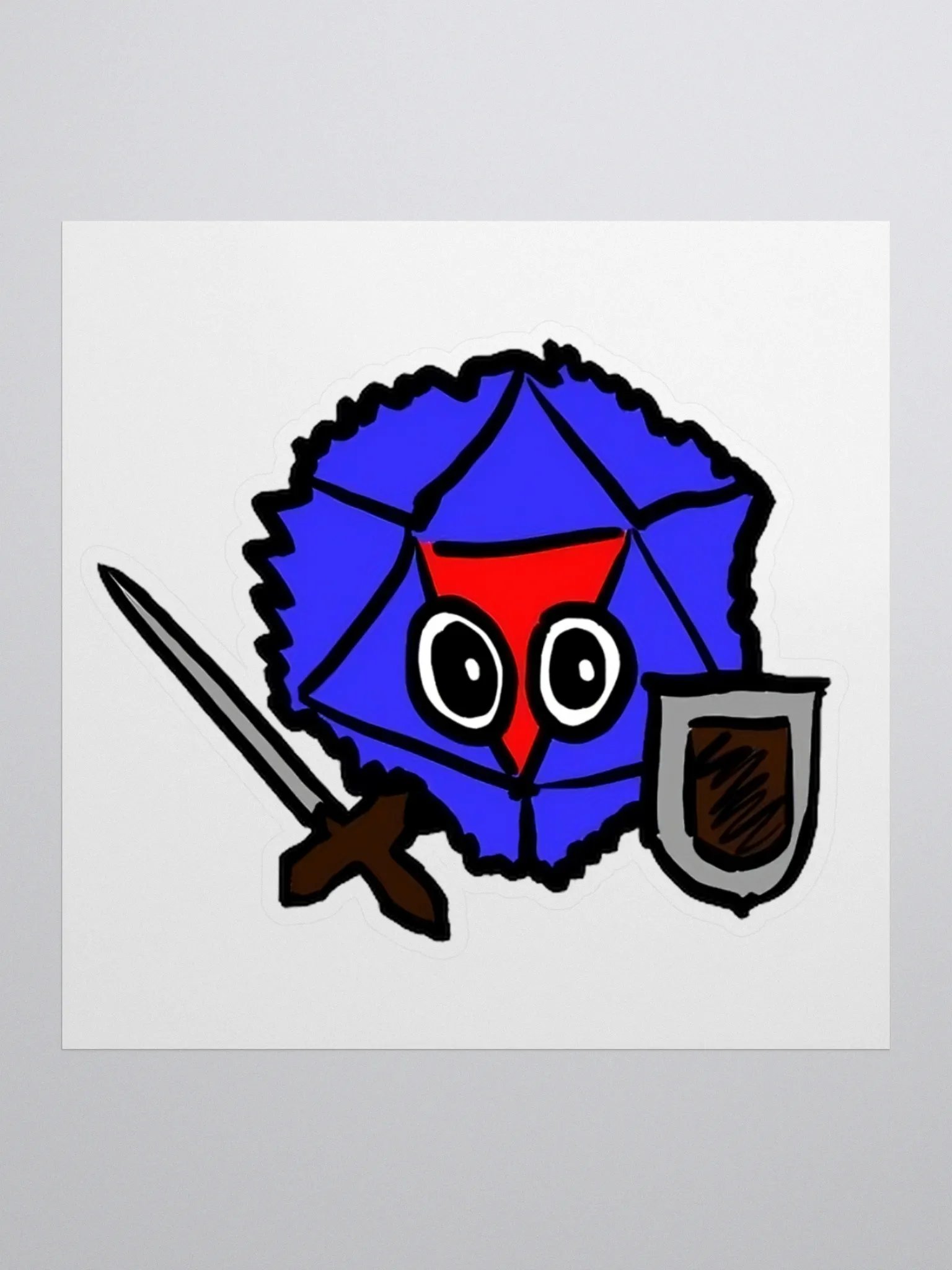 Fighter Pigmy Diceling Sticker product image (2)