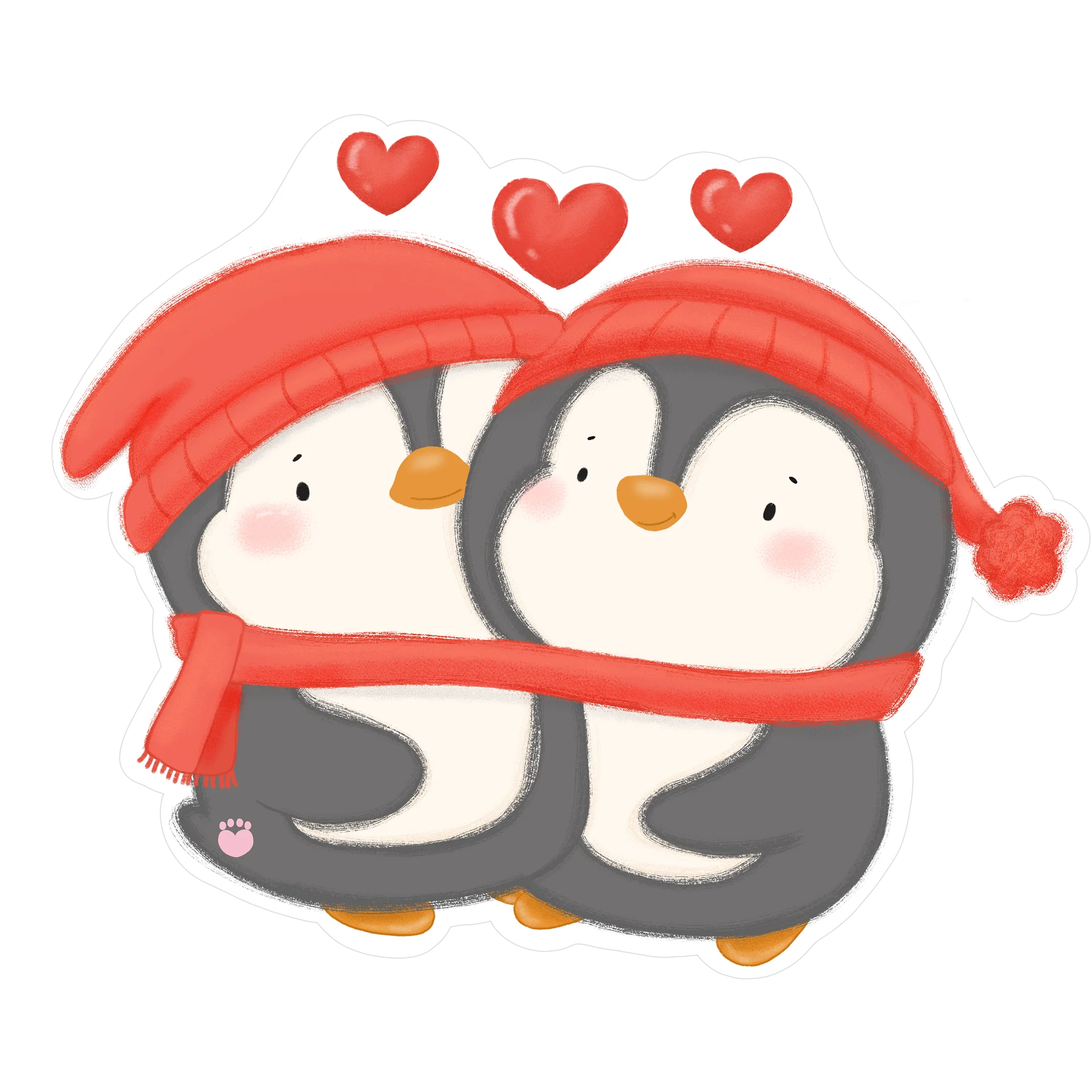 Cozy Penguin Sticker product image (1)