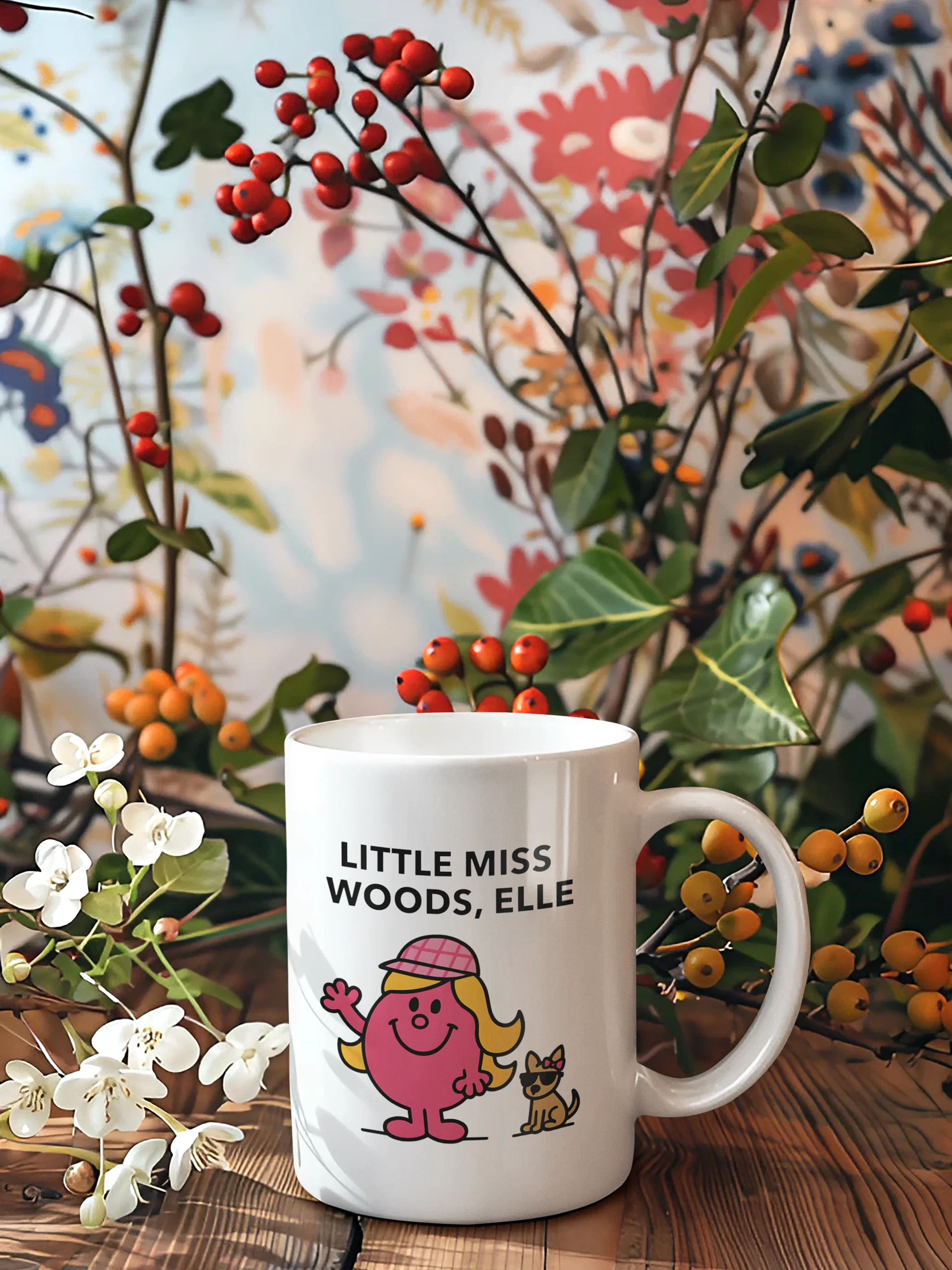 Little Miss Elle Woods Mug – White Glossy Musical Theatre Gift Mug product image (7)