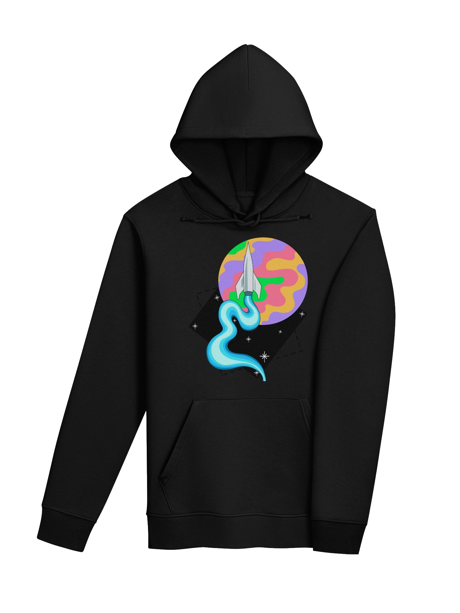 Retro Rocket - Hoodie product image (4)