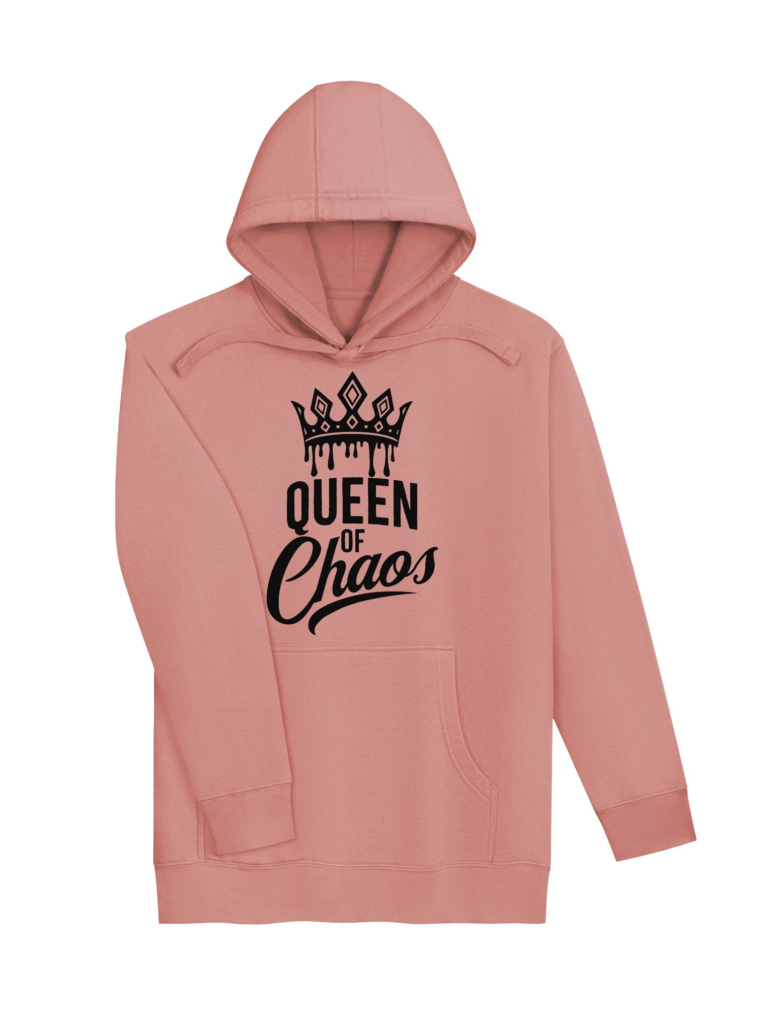 Queen of Chaos Hoodie (Black Text) product image (3)