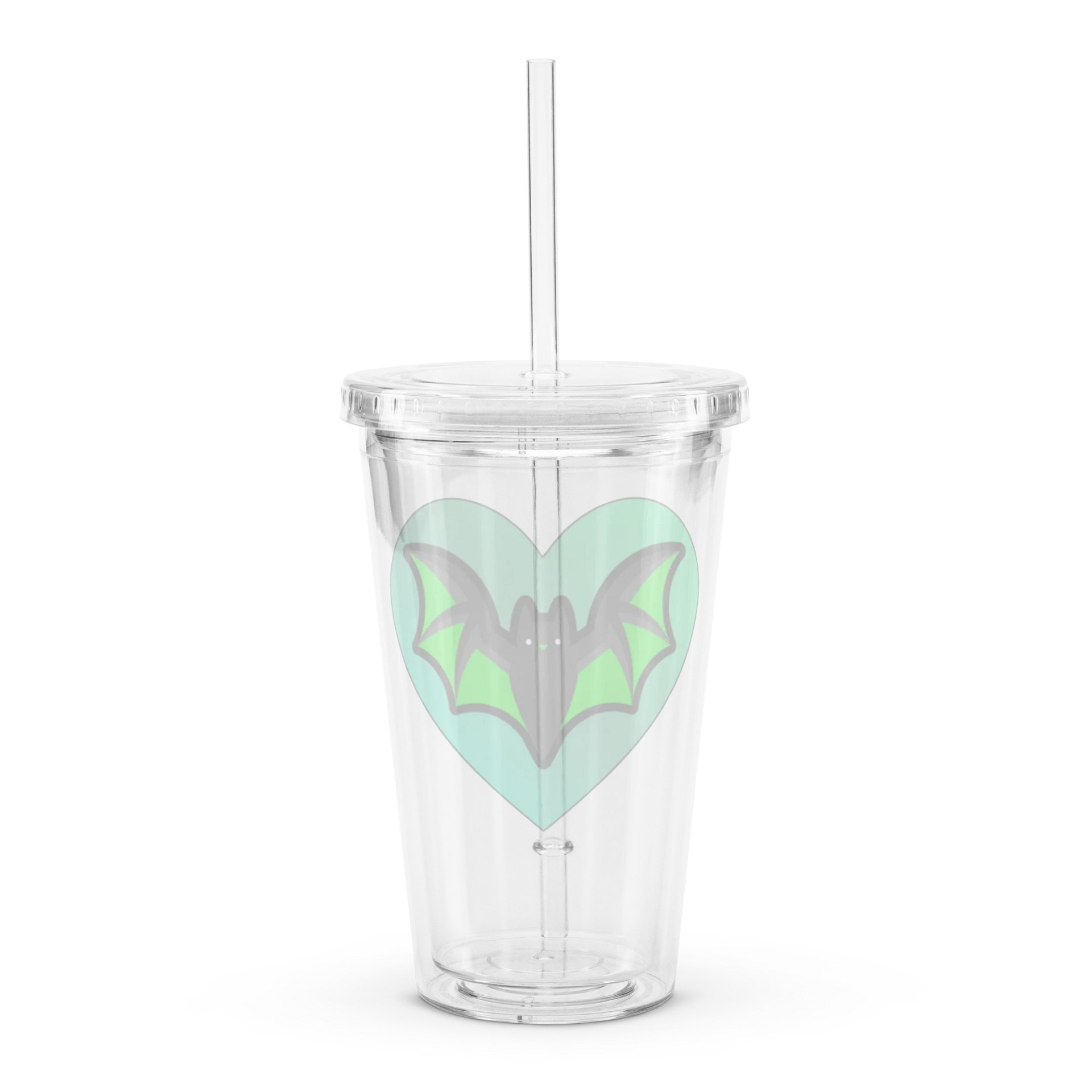 Bat Heart Clear Cup product image (2)