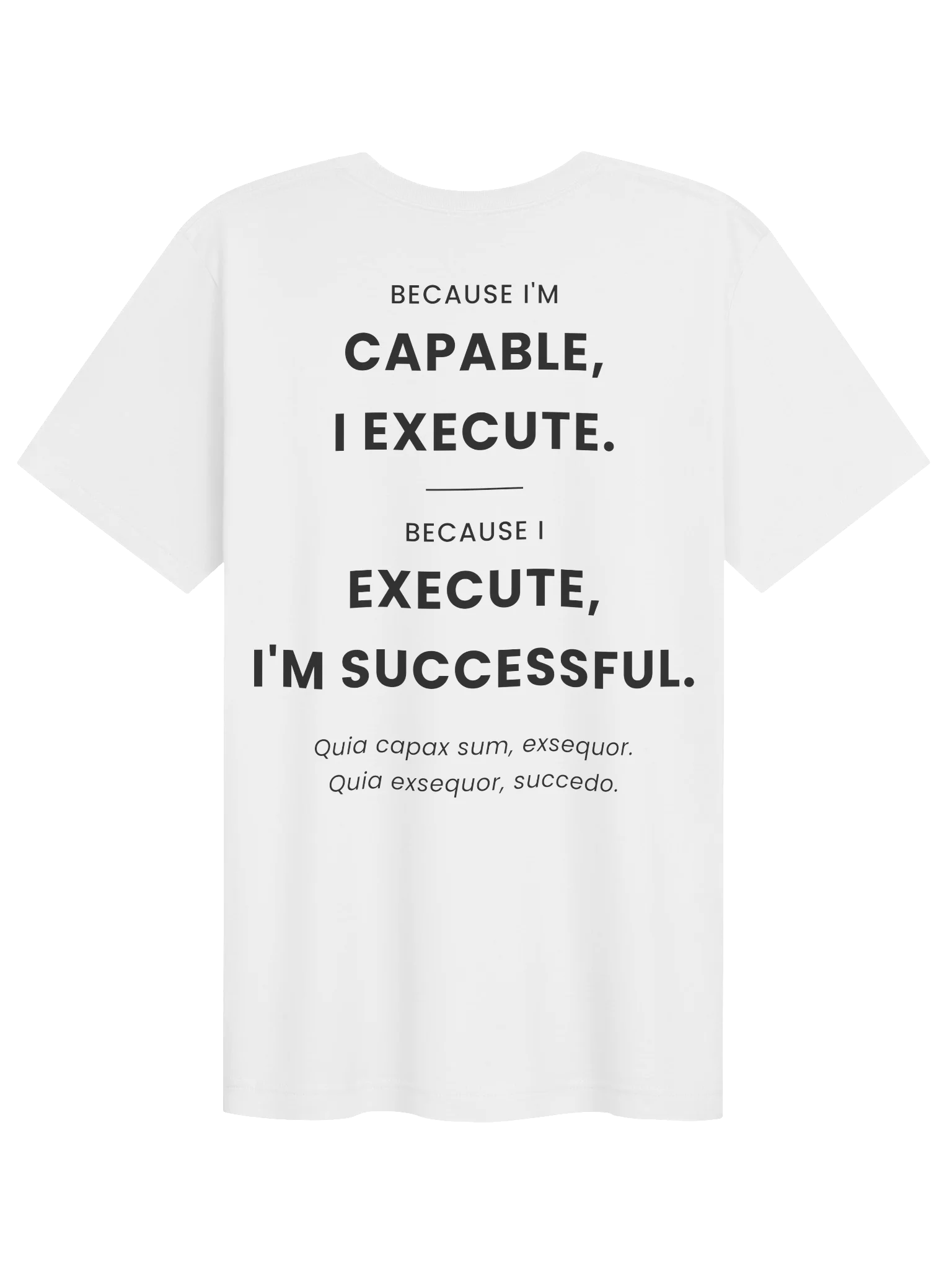 White-Capable. Execute. Succeed. — Creed Performance Tee product image (2)