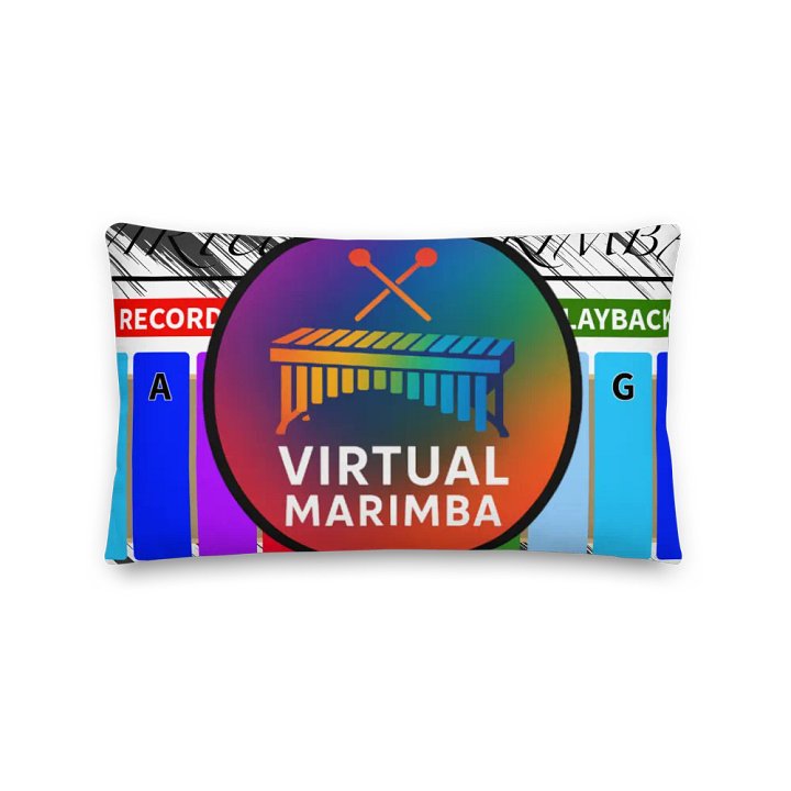 Rainbow Rhythm Virtual Marimba Pillow product image (2)