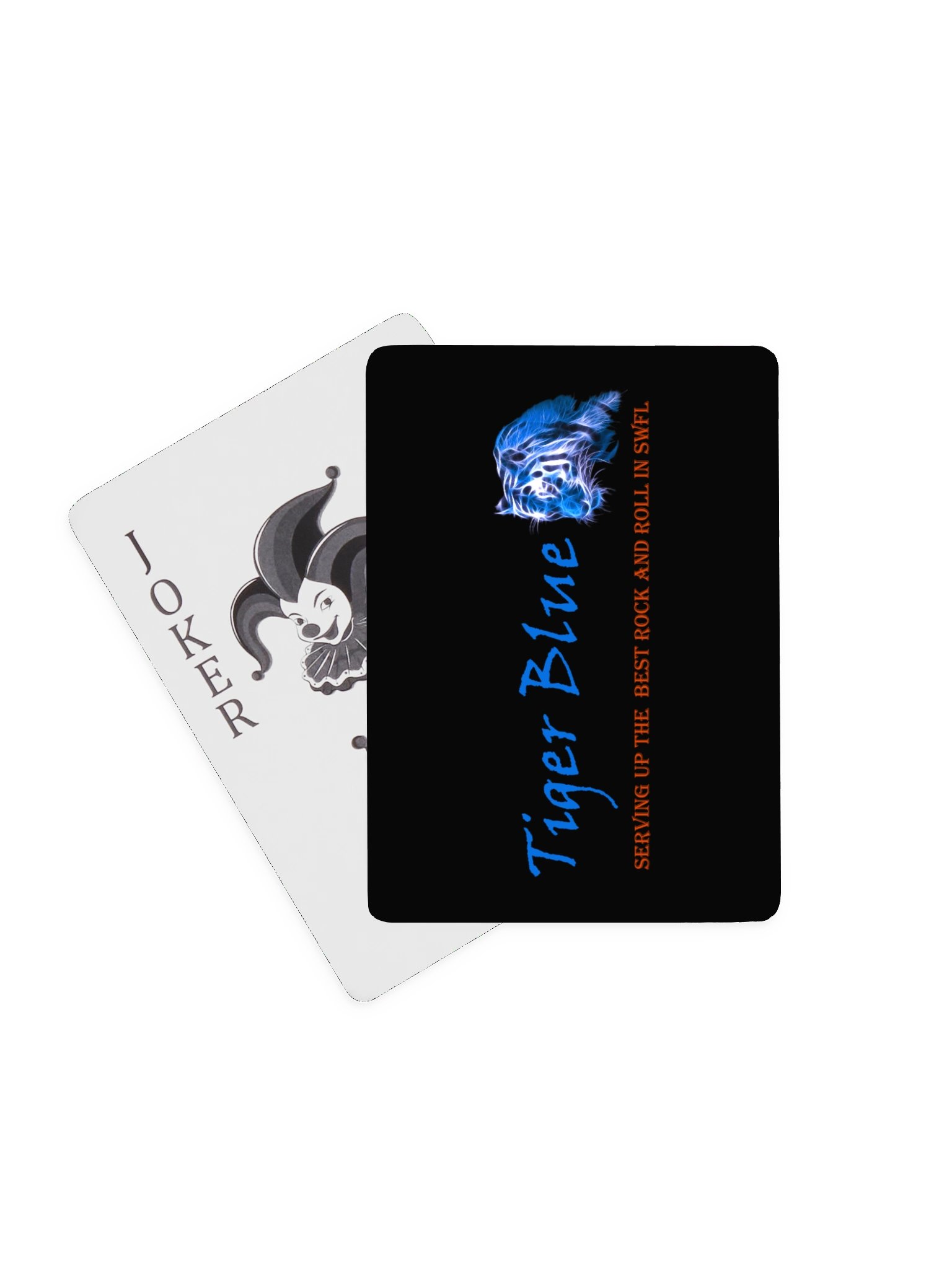TIGER BLUE PLAYING CARDS product image (1)