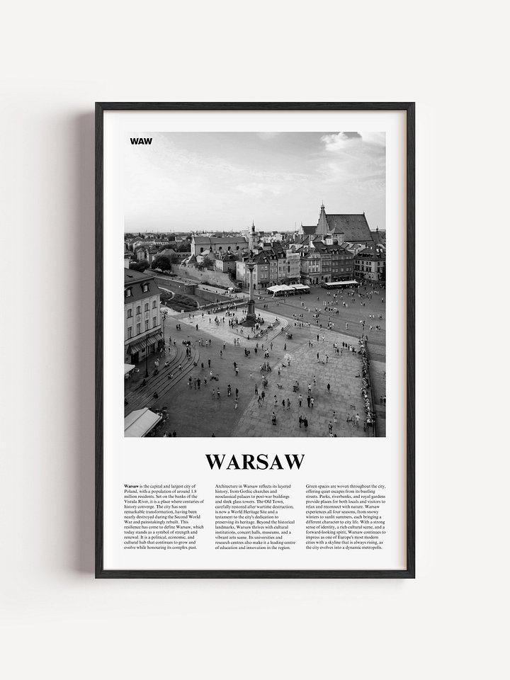 Warsaw 02 Newspaper Poster product image (1)