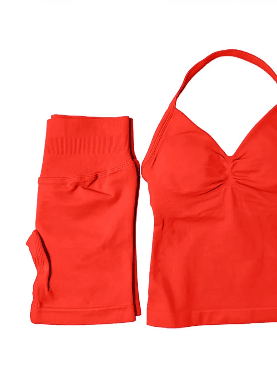 Bleach Blue (Halter Top + Mid Contour Short Performance Set ) ⭐️ ⭐️ ⭐️ ⭐️ product image (1)