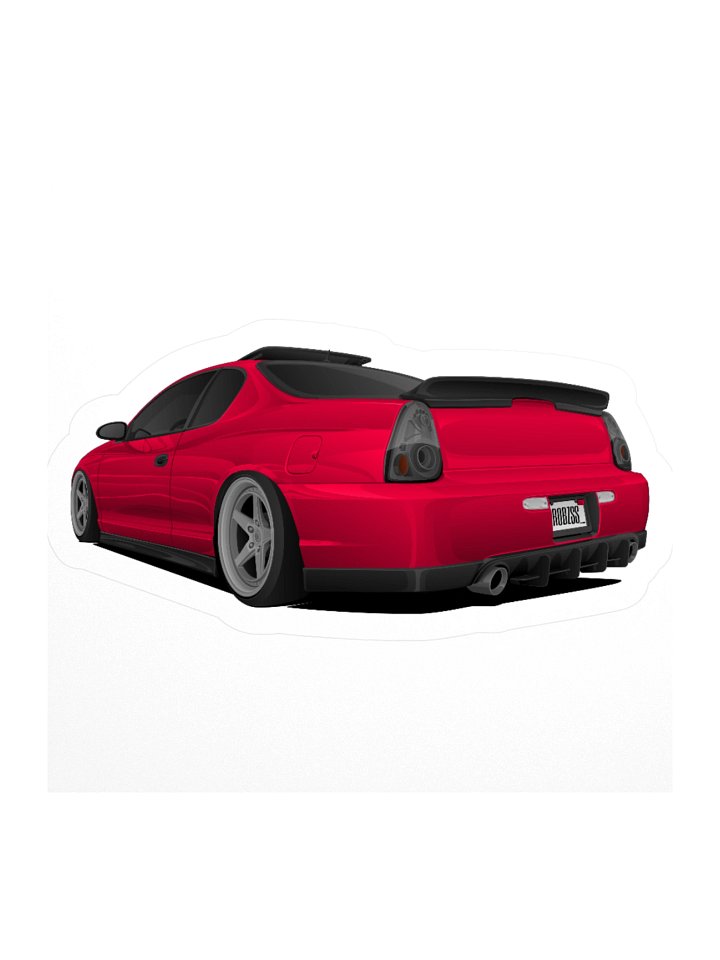 Monte Carlo Back Sticker product image (1)