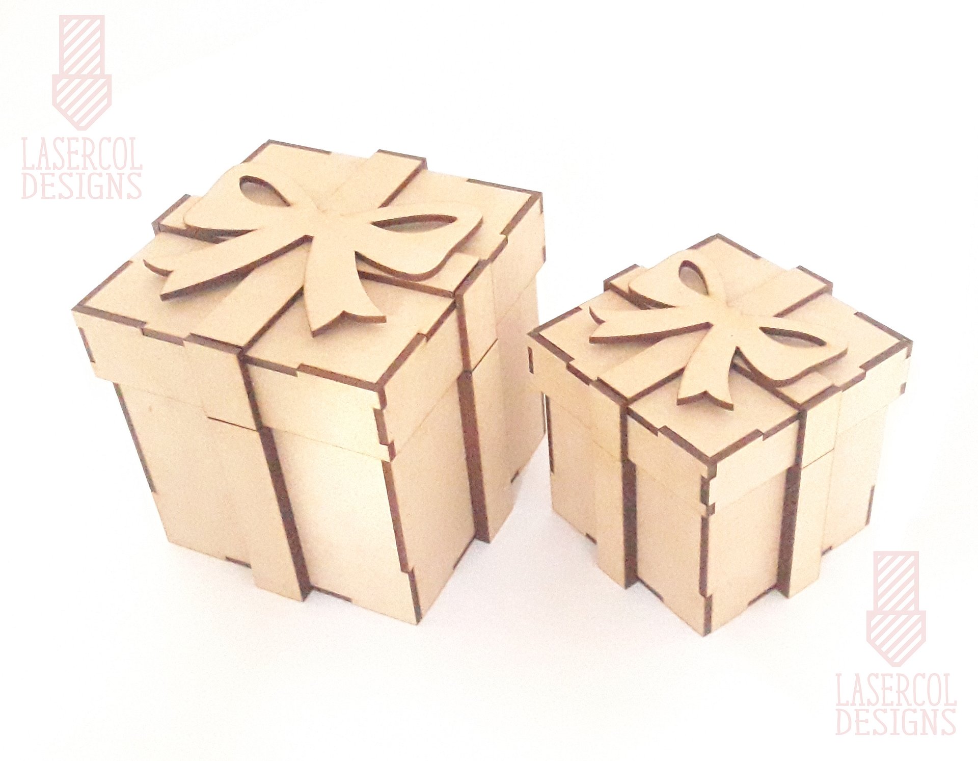 Gift Box (Two Sizes) - Laser Cut Files product image (7)