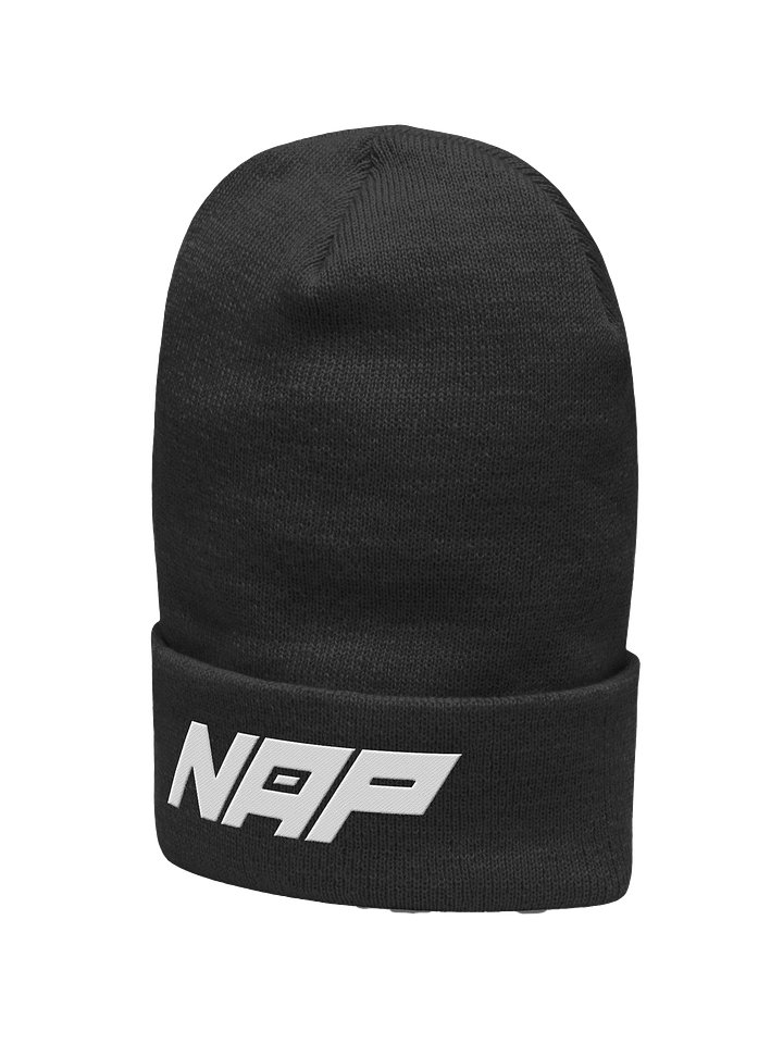 Letters Folded Beanie - Black product image (2)